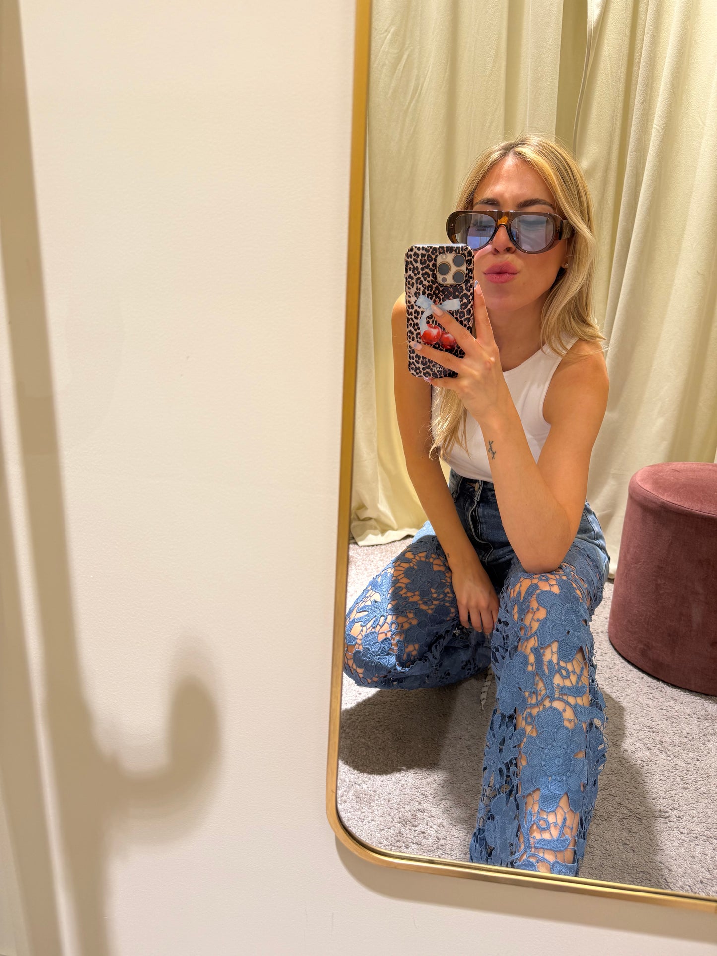 PRE-ORDER Denim Flowers Jeans