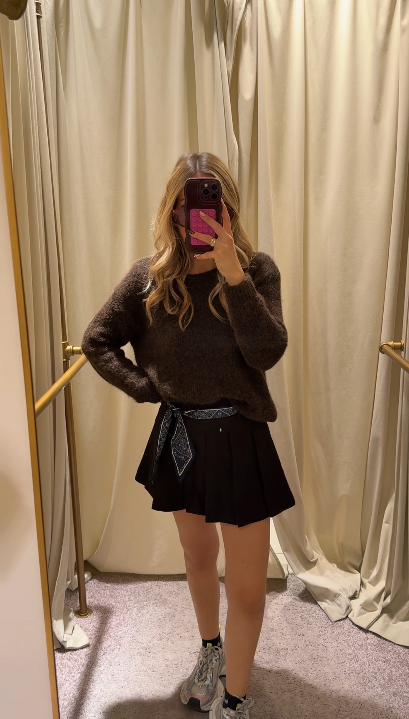 Brown Skort