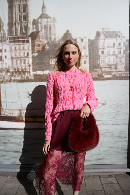 Pink Knit