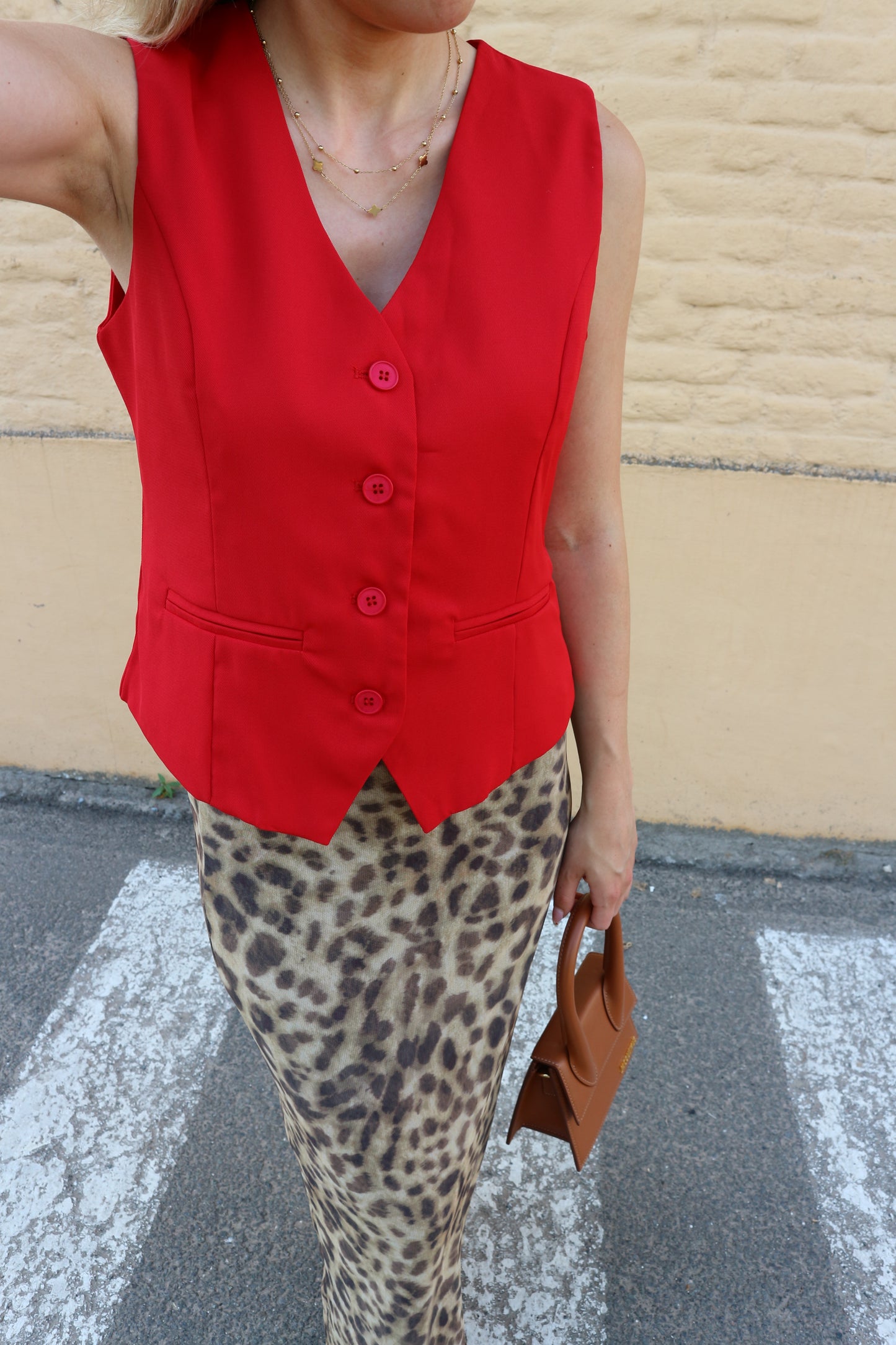 Red Lipstick Vest