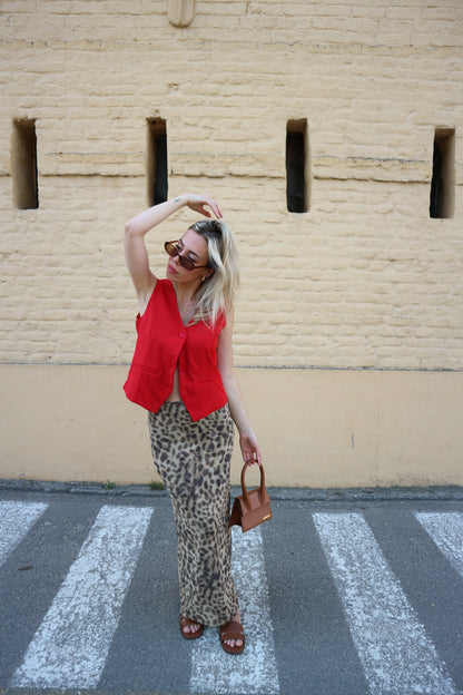 Red Lipstick Vest