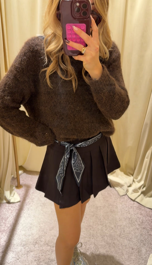 Brown Skort