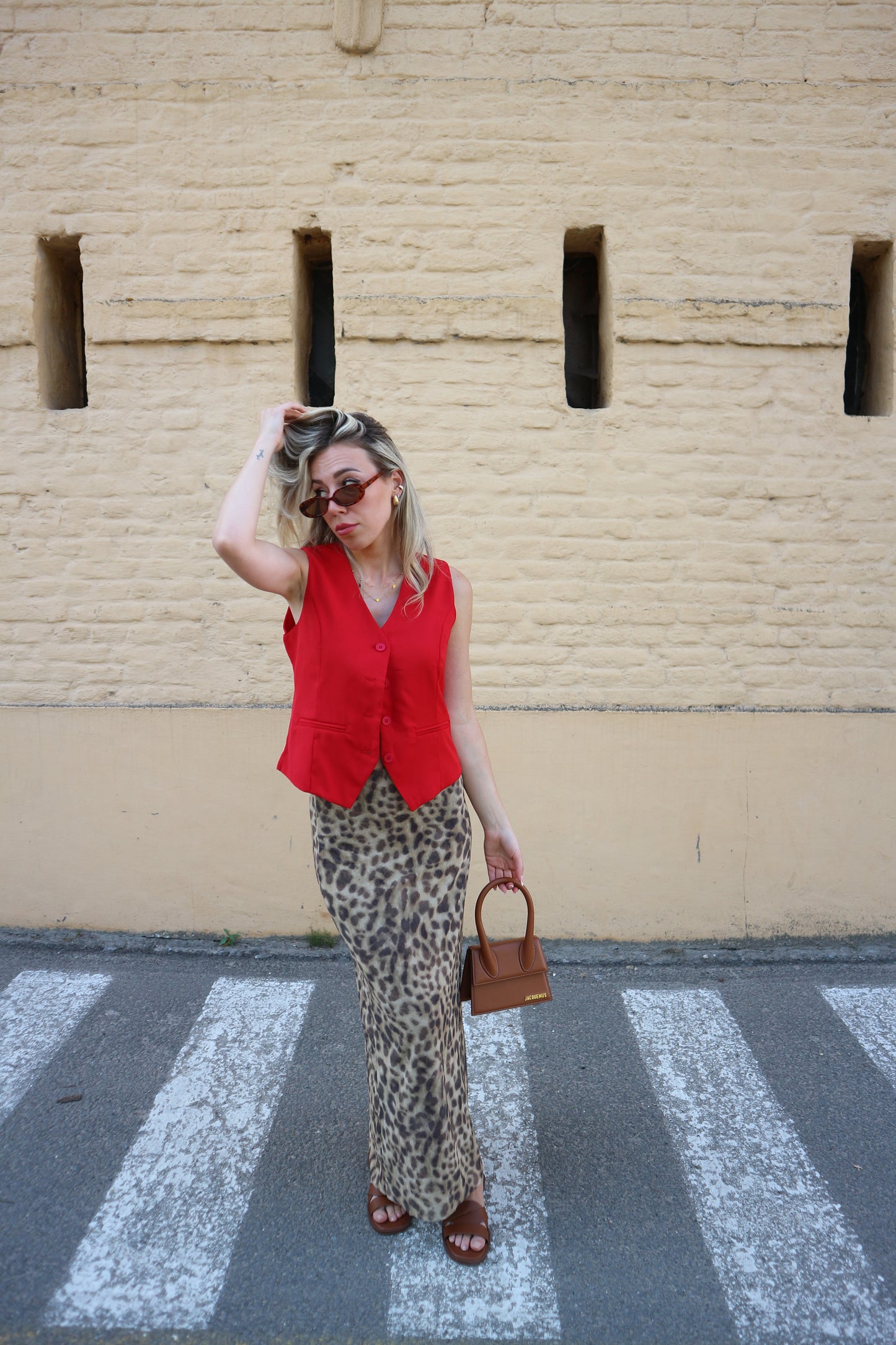 Red Lipstick Vest