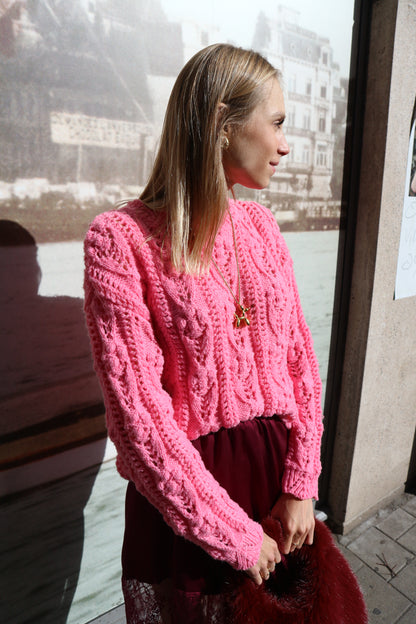 Pink Knit