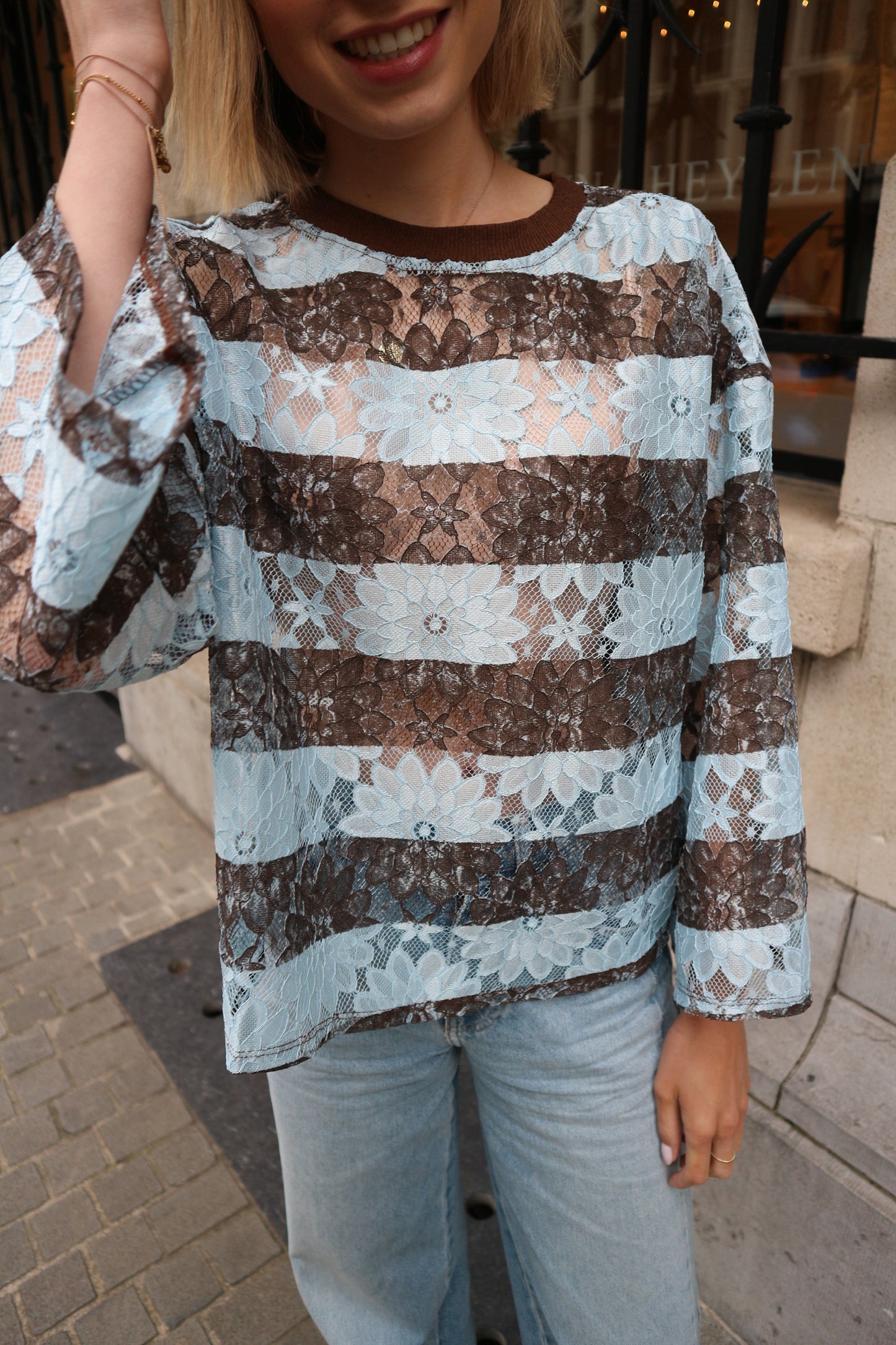 Lacy Stripes Shirt