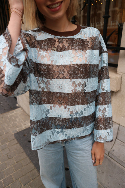 Lacy Stripes Shirt